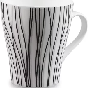 Clay Craft Hugo Carpet Bone China Milk Mug, 330 ml, Multicolour